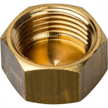 Заглушка латунная 3/8" ВР