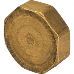 Заглушка латунная 2" ВР 