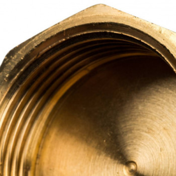 Заглушка латунная 1 1/4" ВР