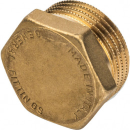 Заглушка латунная 1" НР