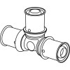Тройник пресс 16 мм равнопроходной, латунь, фитинг металлопластиковых труб, S-Press PLUS (Упонор)
