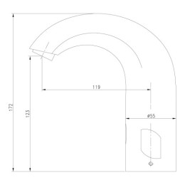 Смеситель для раковины Lemark Project LM4656CE Хром