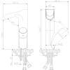 Смеситель Rossinka Z Z35-30B для раковины с подсветкой