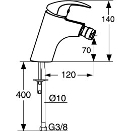Смеситель для биде FM Mattsson Venado