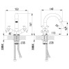 Смеситель Lemark Practica LM7507C для раковины