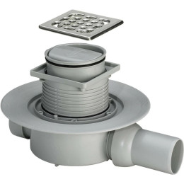 Трап для ванной комнаты Viega Advantix системный размер 100, DN50, с "сухим" затвором, доп. подключение DN40