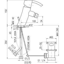 Смеситель Rav Slezak Volga VG145.5 Хром