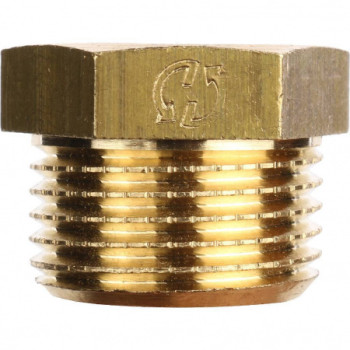 Заглушка латунная 3/8" НР