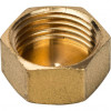 Заглушка латунная 1/2" ВР