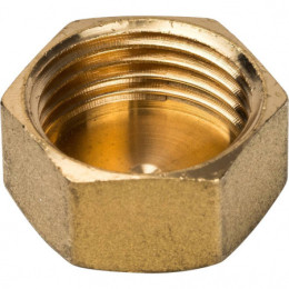 Заглушка латунная 1/2" ВР