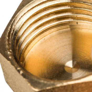 Заглушка латунная 1/2" ВР