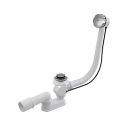 сифон д/ванны полуавтомат мет.комплект A55K-100-RU-01 Alcadrain