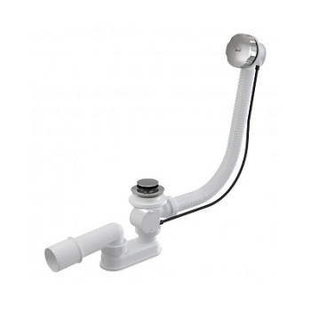 сифон д/ванны полуавтомат мет.комплект A55K-100-RU-01 Alcadrain