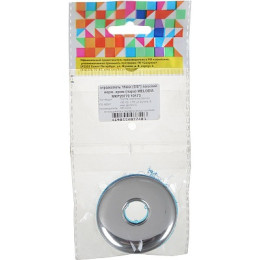 отражатель 16мм (3/8") плоский нерж. хром (пара) h=6мм MELODIA MKP20770