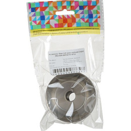 отражатель 16мм (3/8") LUX глубокий нерж. хром (пара) h=30мм MELODIA MKP20779