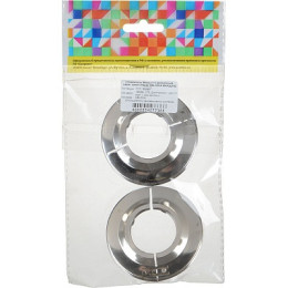 отражатель 35мм (1") разъемный, нерж. хром (пара) h=12мм MELODIA MKP20792