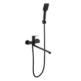 смеситель ванна Singapore black излив 350мм, с акс., SB 31 ESKO