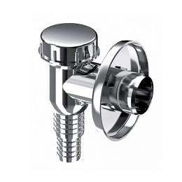 сифон д/стиральной машины хром Unicorn К100Н