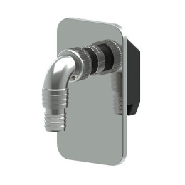 сифон д/стиральной машины для скрытого монтажа хром Unicorn K110