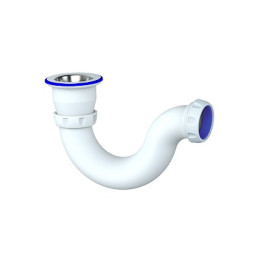 сифон для душевого поддона 1.1/2"х40мм прямоточный без выпуска, без отвода в канализацию Unicorn G43