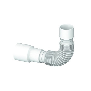 труба гофрированная 40х40/50 400мм Unicorn