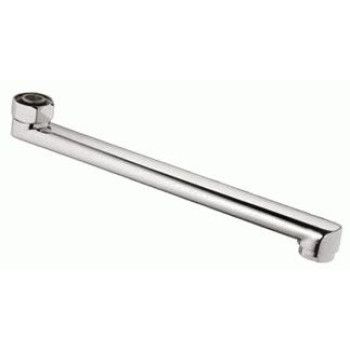 излив для смесителя для ванны плоский L-образный с аэратором 35см LEDEME L35F