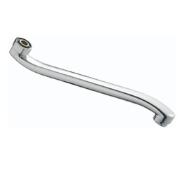 излив для смесителя для ванны плоский S-образный с аэратором 50см LEDEME L50S