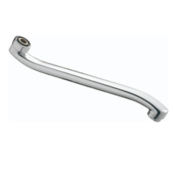 излив для смесителя для ванны плоский S-образный с аэратором 50см LEDEME L50S