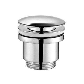 донный клапан click-clack с большой кнопкой, хром LM8500C LEMARK