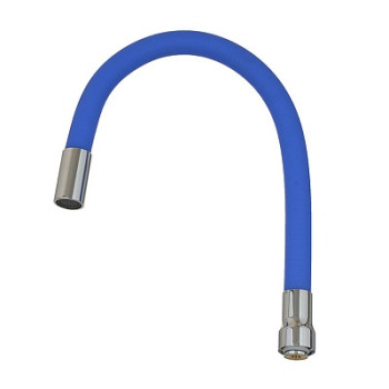 излив гибкий LUXE синий 49см MELODIA MKP20912