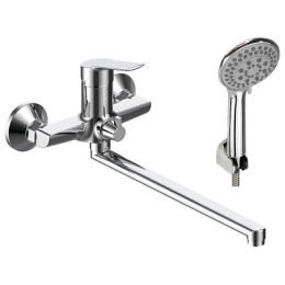 смеситель ванна Rock излив 325 мм, с акс., RK31 VODA