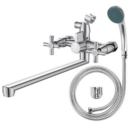 смеситель ванна Dive длин. излив, с акс., DV31 VODA