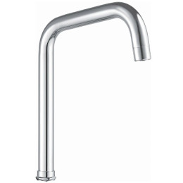 излив для кухонного смесителя Г-образный люкс с аэратором 27,5см MELODIA MKP30003P