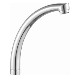 излив для кухонного смесителя тип "утка" с аэратором 22см MELODIA MKP30004P