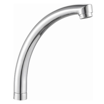 излив для кухонного смесителя тип "утка" с аэратором 22см MELODIA MKP30004P