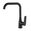 смеситель кухня Lagos Black Г-излив, LG06B ESKO