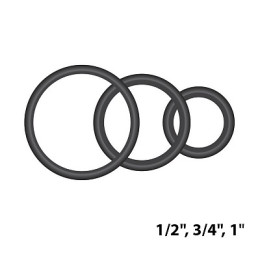 набор уплотнительных колец под американки 1/2" (2шт), 3/4" (2шт), 1" (2шт) TeRma 10143