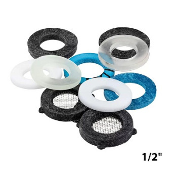 набор сантехнических прокладок 1/2" (10шт/уп) TeRma 10144