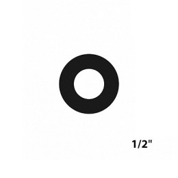 прокладка 1/2" резина (100шт) TeRma 10155