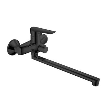 смеситель ванна Lagos Black излив 300 мм с акс., LG31B ESKO