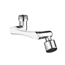 насадка на кран ECO с удлин. поворот. насадкой на смеситель М24-F22 хром MELODIA MKP21037BL