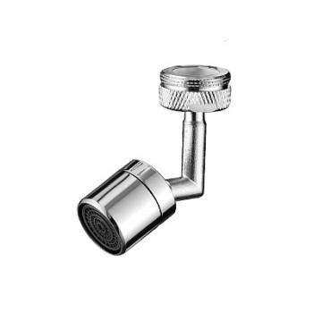 насадка на кран ECO с регуляцией направления струи М24-F22 хром MELODIA MKP21038BL