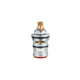 комплект дивертора хромированный: картридж+накладка MELODIA MKP21053