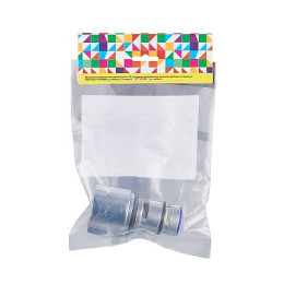 комплект дивертора хромированный: картридж+накладка MELODIA MKP21054