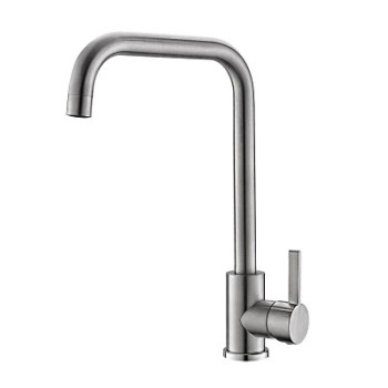 смеситель кухня, высокий излив, нерж., K57 VODA