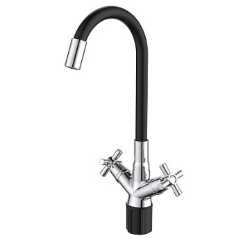 смеситель кухня Dive с гибким изливом, DV519FB VODA