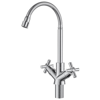смеситель кухня Dive с гибким изливом, DV519flex VODA