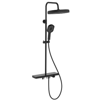 душевая система со смесителем ST350Black ESKO