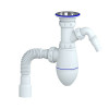 сифон д/умывальника 1.1/4"х32 с прикруч.выпуском, отв.д/быт.тех., гиб. отвод 32х32/40 Unicorn М320V