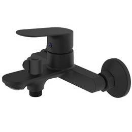 смеситель ванна Shore Black кор/изл, без акс., SHR 54B VODA